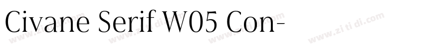 Civane Serif W05 Con字体转换